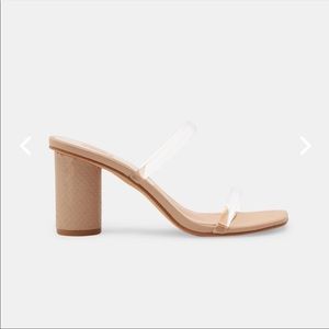 Noles Heels in Nude/Crystal